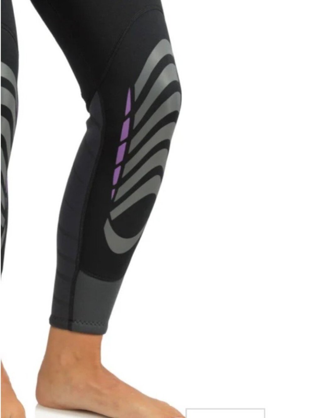 Cressi Bahia Flex 3mm Lady Size XS Black Purple One Piece Full Wetsuit NWT - Picture 10 of 16
